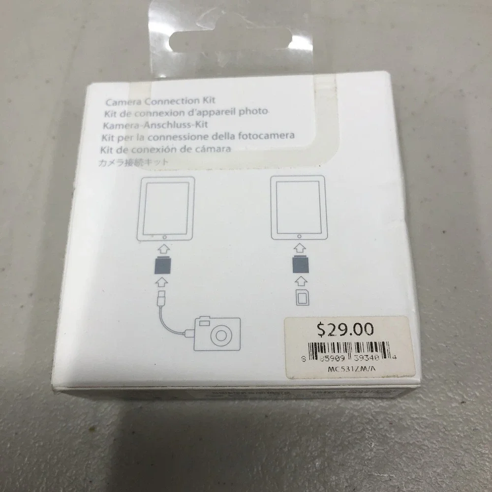 GENUINE Apple iPad Camera Connection‎ Kit: MC531ZM/A New